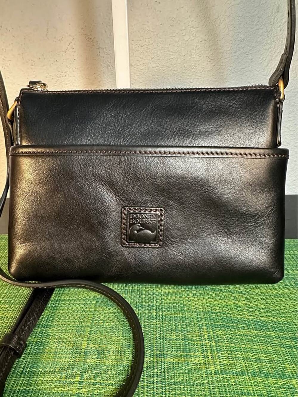 Dooney & Bourke Florentine Leather Ginger Crossbody